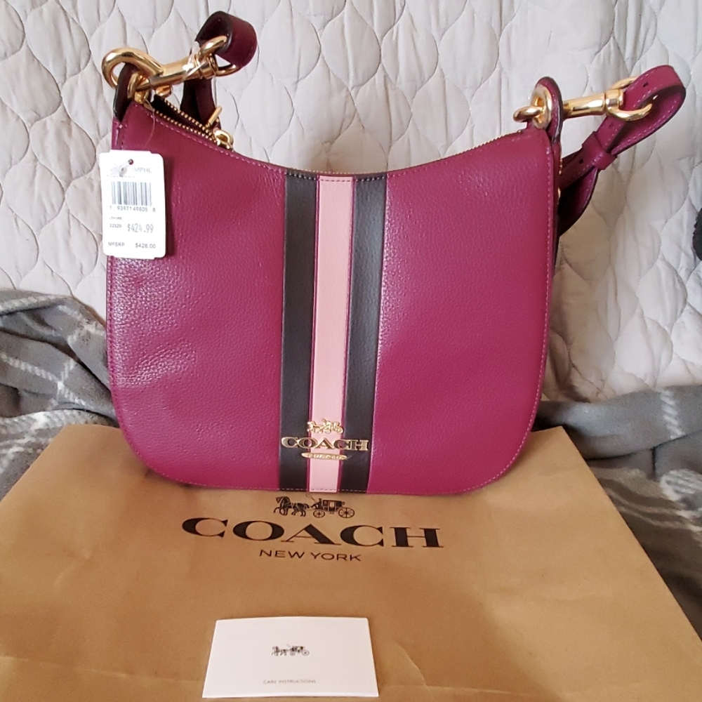 COACH Multi-Berry Hobo Chic Purse